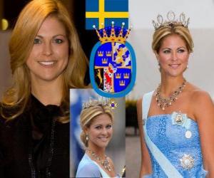 пазл Принцесса Мадлен Швеции